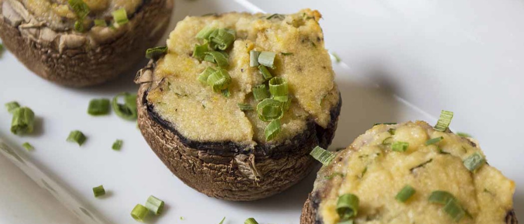 Vegan Stuffed Mushrooms