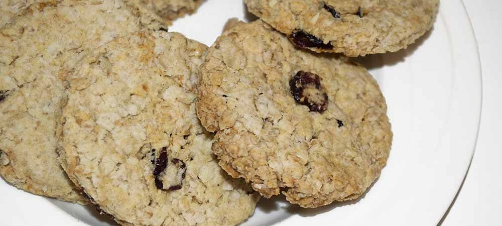 Almond Cranberry Vegan Oatcakes